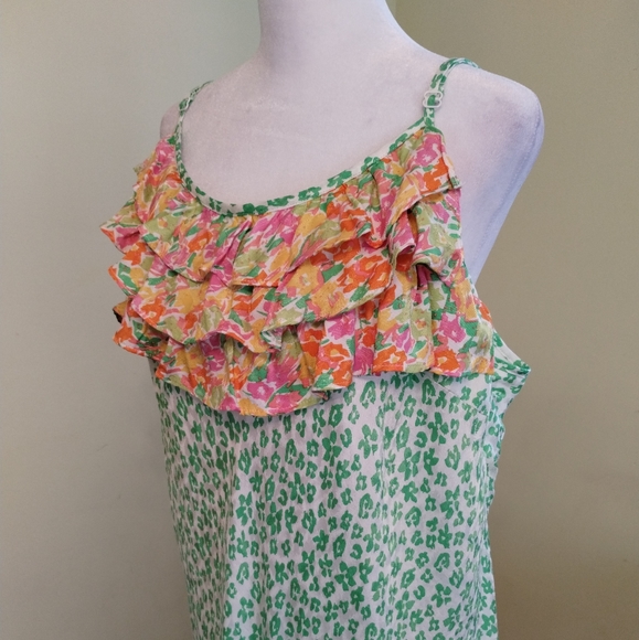 NWT Rixo x Target Leopard and Floral Print Spaghetti Strap Maxi Dress Size 1X - Picture 7 of 16